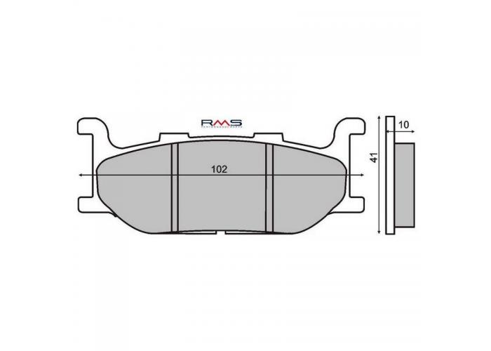 Placute frana (Sinter) Yamaha Majesty 400 '04/T-Max 500 '00-'03 /XJ 600